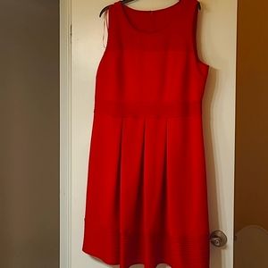 Lane Bryant Red Dress Sz 18W Sleeveless